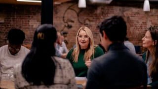 Jane Hales Co-Founder Coach Facilitating a discussion